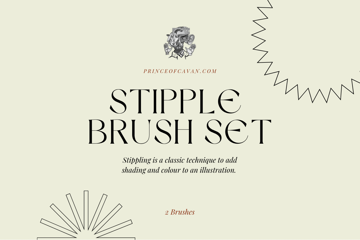 Stipple Brush Set  Cai Nai's Creative Endeavours
