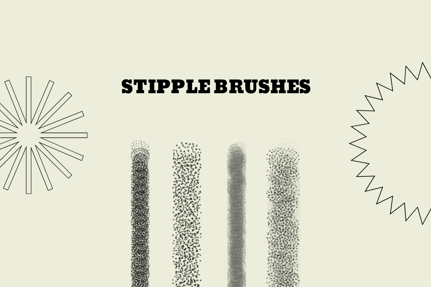 Stipple Brush Set  Cai Nai's Creative Endeavours